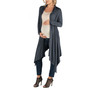 Long Sleeve Knee Length Open Maternity Cardigan
