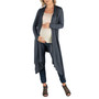 Long Sleeve Knee Length Open Maternity Cardigan