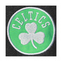 Women's Black Boston Celtics Patch Denim Button-Up Jacket
