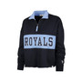 Women's Navy Kansas City Royals City Connect Bae Remi Quarter-Zip Jacket