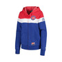 Women's Heather Royal Chicago Cubs Colorblock Full-Zip Hoodie Jacket