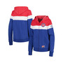 Women's Heather Royal Chicago Cubs Colorblock Full-Zip Hoodie Jacket