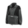 Women's Charcoal Indianapolis Colts Popover Packable Half-Zip Jacket