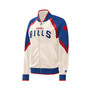 Women's White, Royal Buffalo Bills Overtime Raglan Full-Zip Track Jacket