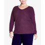 Plus Size Primrose V-neck Sweater
