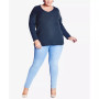 Plus Size Primrose V-neck Sweater