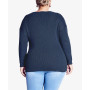 Plus Size Primrose V-neck Sweater