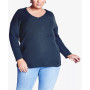 Plus Size Primrose V-neck Sweater