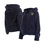 Women's Navy Milwaukee Brewers Sherpa Full-Zip Jacket