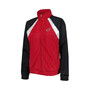 Women's Cardinal, Black Arizona Cardinals Confetti Raglan Full-Zip Track Jacket