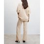 Women's Oversize Short Sleeve Sweater