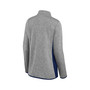 Women's Branded Heathered Charcoal Milwaukee Brewers Primary Logo Fleece Full-Zip Jacket
