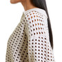 Women's Manda Pointelle-Knit Polo Sweater