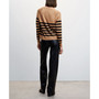 Women's Striped Fine Knit Sweater