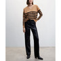 Women's Striped Fine Knit Sweater