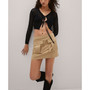 Women's Openwork Knit Crop Cardigan