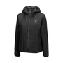 Women's Black Michigan State Spartans Arianna Full-Zip Puffer Jacket
