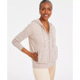 Petite 100% Cashmere Zip Hoodie, Created for Macy's