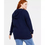 Plus Size Cashmere Zip-Up Hoodie, Created for Macy's