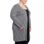 Plus Size Open-Front Duster Cardigan Sweater