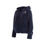 Women's Navy Atlanta Braves Sherpa Full-Zip Jacket