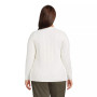 Women's Plus Size Cotton Drifter Cable Crew Neck Sweater