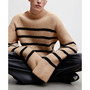 Women's Striped Knit Sweater