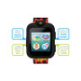 Kid's Flame Print Tpu Strap Smart Watch with Headphones Set 41mm