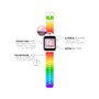 Kid's 2 Rainbow Print Tpu Strap Smart Watch 41mm