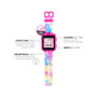 Kid's 2 Pink, Blue and Yellow Tie Dye Tpu Strap Smart Watch 41mm