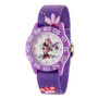Disney Minnie Mouse Girls' Purple Plastic Time Teacher Watch