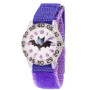 Disney Vampirina Girls' Clear Plastic Time Teacher Watch