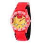 Marvel's Avengers: Iron Man Boys' Red Plastic Time Teacher Watch