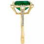 EFFY® Emerald (5-1/2 ct. t.w.) & Diamond (1/2 ct. t.w.) Statement Ring in 14k Gold or 14k White Gold