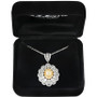 EFFY® Yellow Diamond (7/8 ct. t.w.) & White Diamond (1-1/6 ct. t.w.) Pendant Necklace in 18k Two-Tone Gold