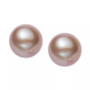 Cultured Freshwater Pearl Stud 14k Yellow Gold Earrings (8mm)