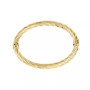 Twist Hinge Bangle Bracelet in 14k Gold or White Gold