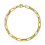 Paperclip Link Chain Bracelet in 14k Gold