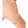 EFFY® Diamond Lock & Key Statement Bracelet (1/4 ct. t.w.) in 14k Gold