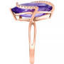 Sunset by EFFY® Marquise-Cut Pink Amethyst (6-7/8 ct. t.w.) and Diamond (1/8 ct. t.w.) Wrap Ring in 14k Gold (Also in Citrine, Lemon Quartz, Green Quartz, Smoky Quartz & Blue Topaz)