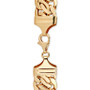 Wide Fancy Link Chain Bracelet in 14k Gold
