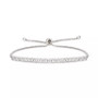 Diamond Bolo Bracelet (1/10 ct. t.w.) in Sterling Silver, 14k Gold-Plated Sterling Silver or 14k Rose Gold-Plated Sterling Silver