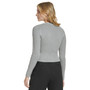Women's X-Fit Cropped V-Neck Long Sleeve Sweater