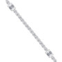 Lab Grown Diamond Round & Emerald-Cut Tennis Bracelet (2-3/4 ct. t.w.) in 14k White Gold