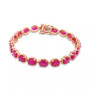Sapphire Oval Link Bracelet (20 ct. t.w.) in 14k Gold-Plated Sterling Silver (Also in Ruby & Emerald)