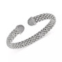 Diamond Mesh Cuff Bracelet (1/2 ct. t.w.) in Sterling Silver or 14k Gold-Plated Sterling Silver