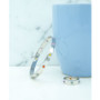 Lab-Created Multi-Sapphire Bangle Bracelet (1-1/3 ct. t.w.) in Sterling Silver