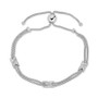 Diamond X Bolo Bracelet (1/8 ct. t.w.) in Sterling Silver