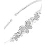 Diamond Flower Flex Bangle Bracelet (1/6 ct. t.w.) in Sterling Silver