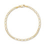 Small & Large Curb Link Bracelet in 10k Gold